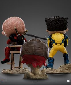 Statue Deadpool, Wolverine and Headpool (Unmasked) - Deadpool & Wolverine - Minico - Iron Studios - Image 12