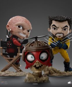 Statue Deadpool, Wolverine and Headpool (Unmasked) - Deadpool & Wolverine - Minico - Iron Studios - Image 13