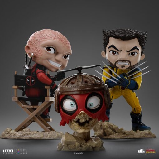 Statue Deadpool, Wolverine and Headpool (Unmasked) - Deadpool & Wolverine - Minico - Iron Studios - Image 13