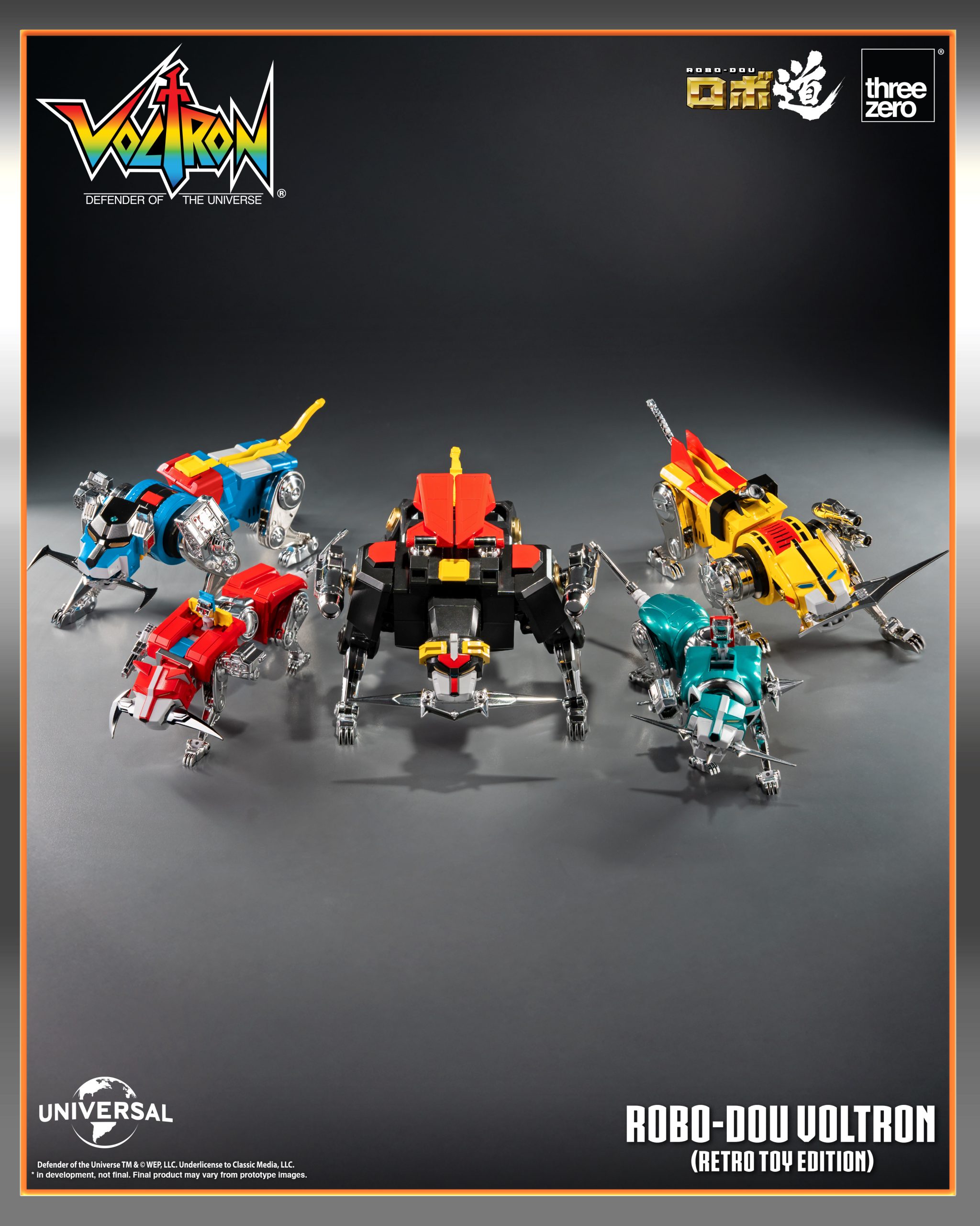 ROBO-DOU Voltron (Retro Toy Edition) Action Figure by Threezero - Image 4