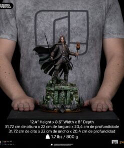 Alternative view of Statue Aragorn Unleashed - The Lord of the Rings - Art Scale 1/10 - Iron Studios