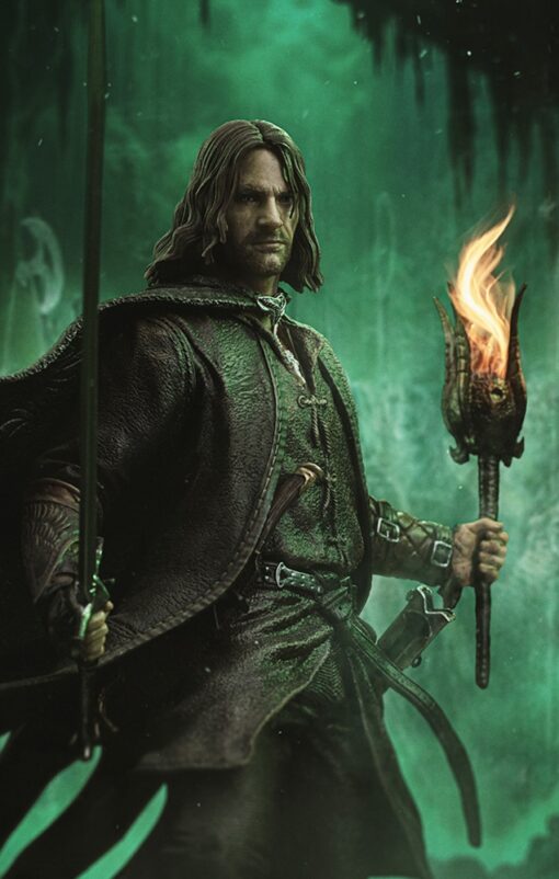 Statue Aragorn Unleashed - The Lord of the Rings - Art Scale 1/10 - Iron Studios - Image 17