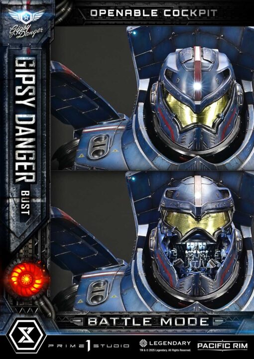 Life Size Bust Pacific Rim (Film) Gipsy Danger Battle Mode - Prime1Studio - Image 22