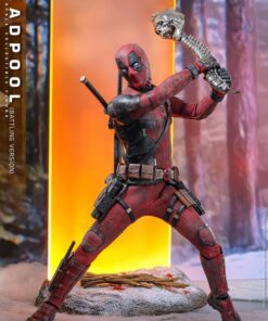 Deadpool (Battling Version) Sixth Scale Figure - Deadpool & Wolverine - Marvel (Hot Toys)