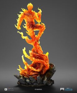 Statue Human Torch - The Fantastic Four: First Steps - Art Scale 1/10 - Iron Studios - Image 4