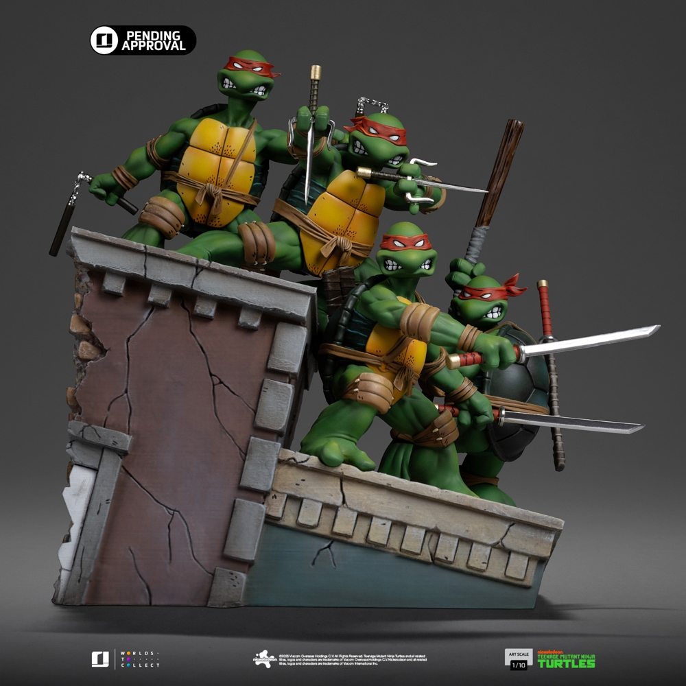 Statue TMNT 1st Cover Set - Teenage Mutant Ninja Turtles - Art Scale 1/10 - Iron Studios - Image 4