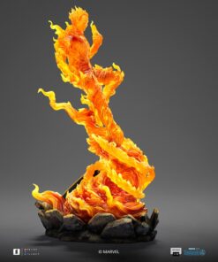 Statue Human Torch - The Fantastic Four: First Steps - Art Scale 1/10 - Iron Studios - Image 8