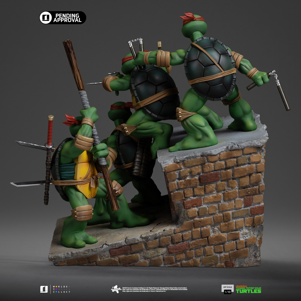 Statue TMNT 1st Cover Set - Teenage Mutant Ninja Turtles - Art Scale 1/10 - Iron Studios - Image 8