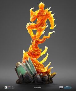 Statue Human Torch - The Fantastic Four: First Steps - Art Scale 1/10 - Iron Studios - Image 10