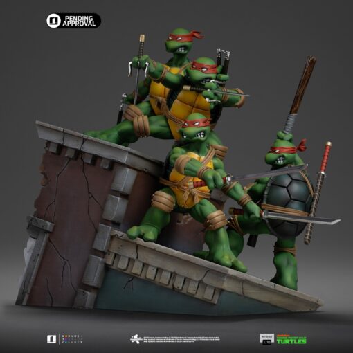 Statue TMNT 1st Cover Set - Teenage Mutant Ninja Turtles - Art Scale 1/10 - Iron Studios - Image 10