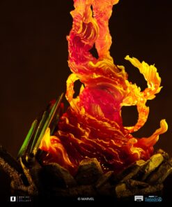 Statue Human Torch - The Fantastic Four: First Steps - Art Scale 1/10 - Iron Studios - Image 11