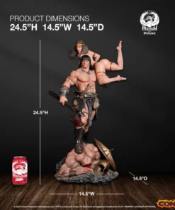 Alternative view of Conan (Deluxe Edition) Quarter Scale Statue by PCS