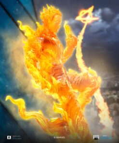 Statue Human Torch - The Fantastic Four: First Steps - Art Scale 1/10 - Iron Studios - Image 13