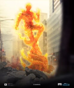 Statue Human Torch - The Fantastic Four: First Steps - Art Scale 1/10 - Iron Studios - Image 14