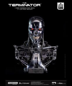 Alternative view of T800 Endoskeleton Skull 1/1 Life Size - Blitzway