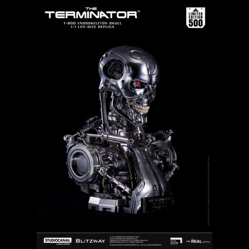 T800 Endoskeleton Skull 1/1 Life Size - Blitzway - Image 11