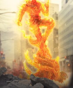 Statue Human Torch - The Fantastic Four: First Steps - Art Scale 1/10 - Iron Studios - Image 15