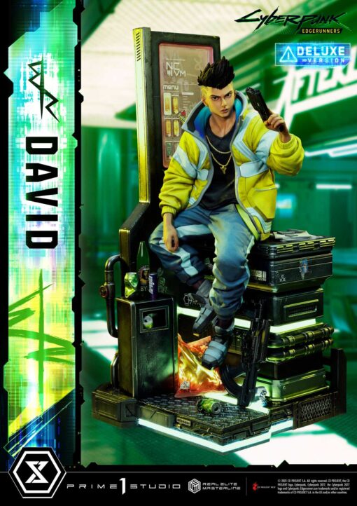 Real Elite Masterline Cyberpunk Edgerunners David Deluxe Bonus Version - Prime1Studio - Image 29