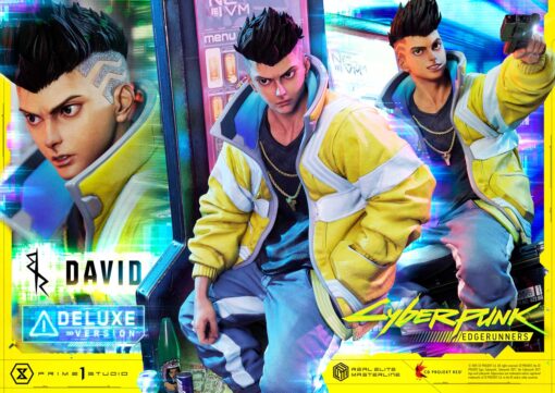 Real Elite Masterline Cyberpunk Edgerunners David Deluxe Bonus Version - Prime1Studio - Image 31