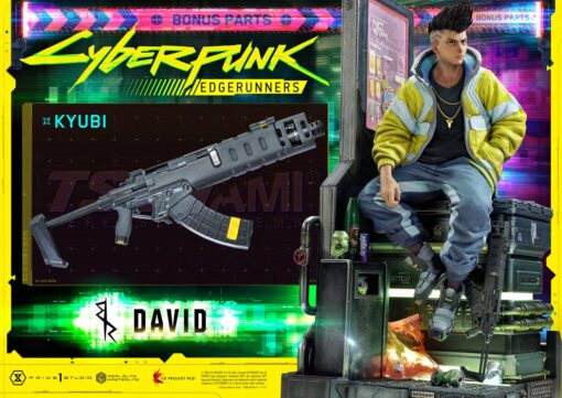 Real Elite Masterline Cyberpunk Edgerunners David Deluxe Bonus Version - Prime1Studio - Image 30