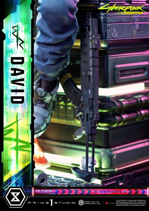 Real Elite Masterline Cyberpunk Edgerunners David Deluxe Bonus Version - Prime1Studio - Image 28