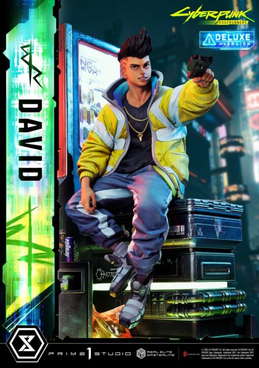 Real Elite Masterline Cyberpunk Edgerunners David Deluxe Bonus Version - Prime1Studio - Image 22