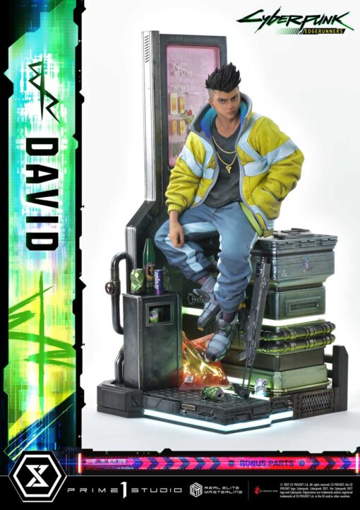 Real Elite Masterline Cyberpunk Edgerunners David Deluxe Bonus Version - Prime1Studio - Image 24