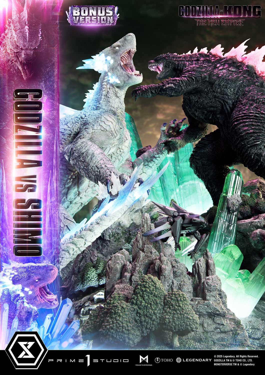 Ultimate Diorama Masterline Godzilla × Kong: The New Empire (Film) Godzilla vs Shimo Bonus Version - Prime1Studio - Image 29