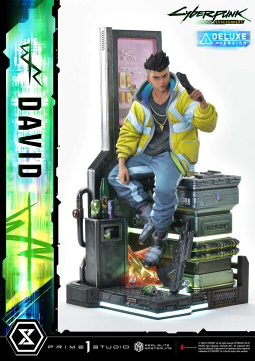 Real Elite Masterline Cyberpunk Edgerunners David Deluxe Bonus Version - Prime1Studio - Image 15