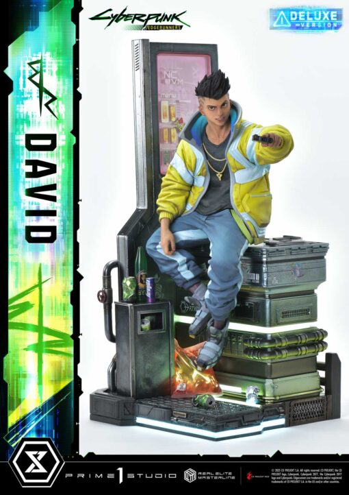 Real Elite Masterline Cyberpunk Edgerunners David Deluxe Bonus Version - Prime1Studio - Image 16
