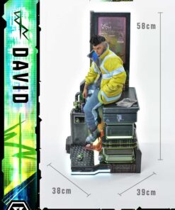 Real Elite Masterline Cyberpunk Edgerunners David Deluxe Bonus Version - Prime1Studio - Image 17