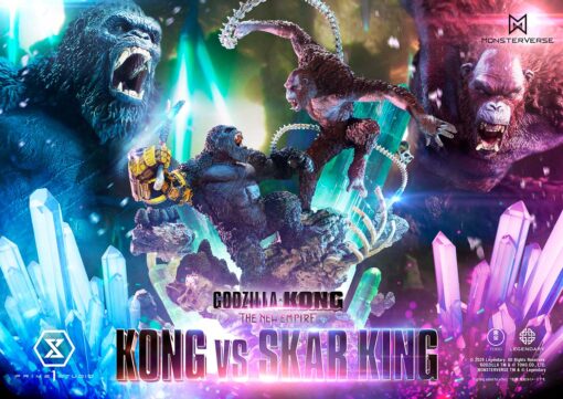 Ultimate Diorama Masterline Godzilla x Kong: The New Empire (Film) Kong vs Skar King Bonus Version - Prime1Studio - Image 35