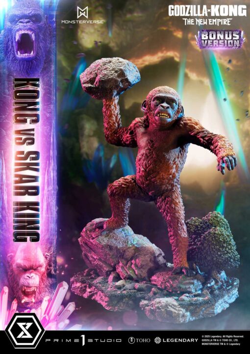 Ultimate Diorama Masterline Godzilla x Kong: The New Empire (Film) Kong vs Skar King Bonus Version - Prime1Studio - Image 33