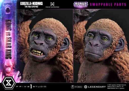 Ultimate Diorama Masterline Godzilla x Kong: The New Empire (Film) Kong vs Skar King Bonus Version - Prime1Studio - Image 31