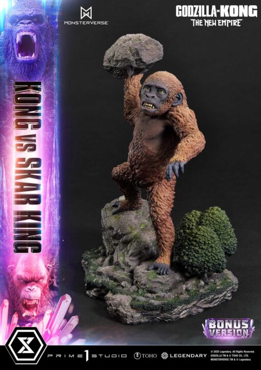 Ultimate Diorama Masterline Godzilla x Kong: The New Empire (Film) Kong vs Skar King Bonus Version - Prime1Studio - Image 30