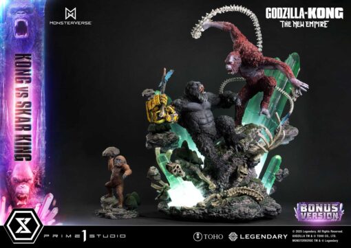 Ultimate Diorama Masterline Godzilla x Kong: The New Empire (Film) Kong vs Skar King Bonus Version - Prime1Studio - Image 28