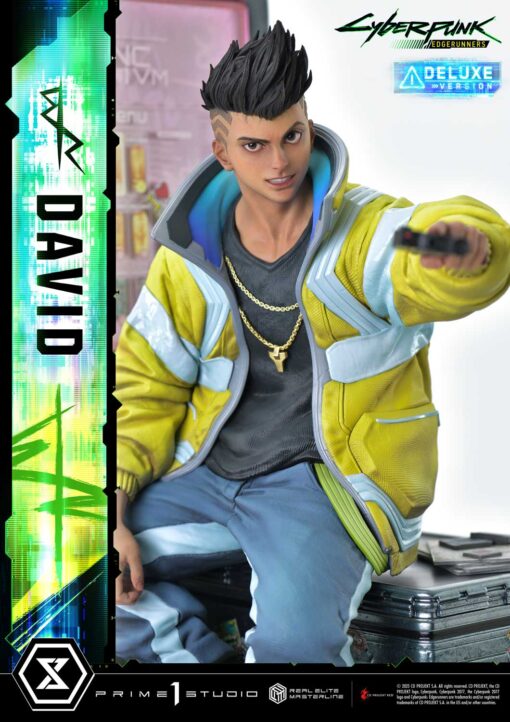 Real Elite Masterline Cyberpunk Edgerunners David Deluxe Bonus Version - Prime1Studio - Image 12