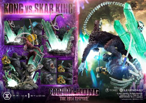 Ultimate Diorama Masterline Godzilla x Kong: The New Empire (Film) Kong vs Skar King Bonus Version - Prime1Studio - Image 23