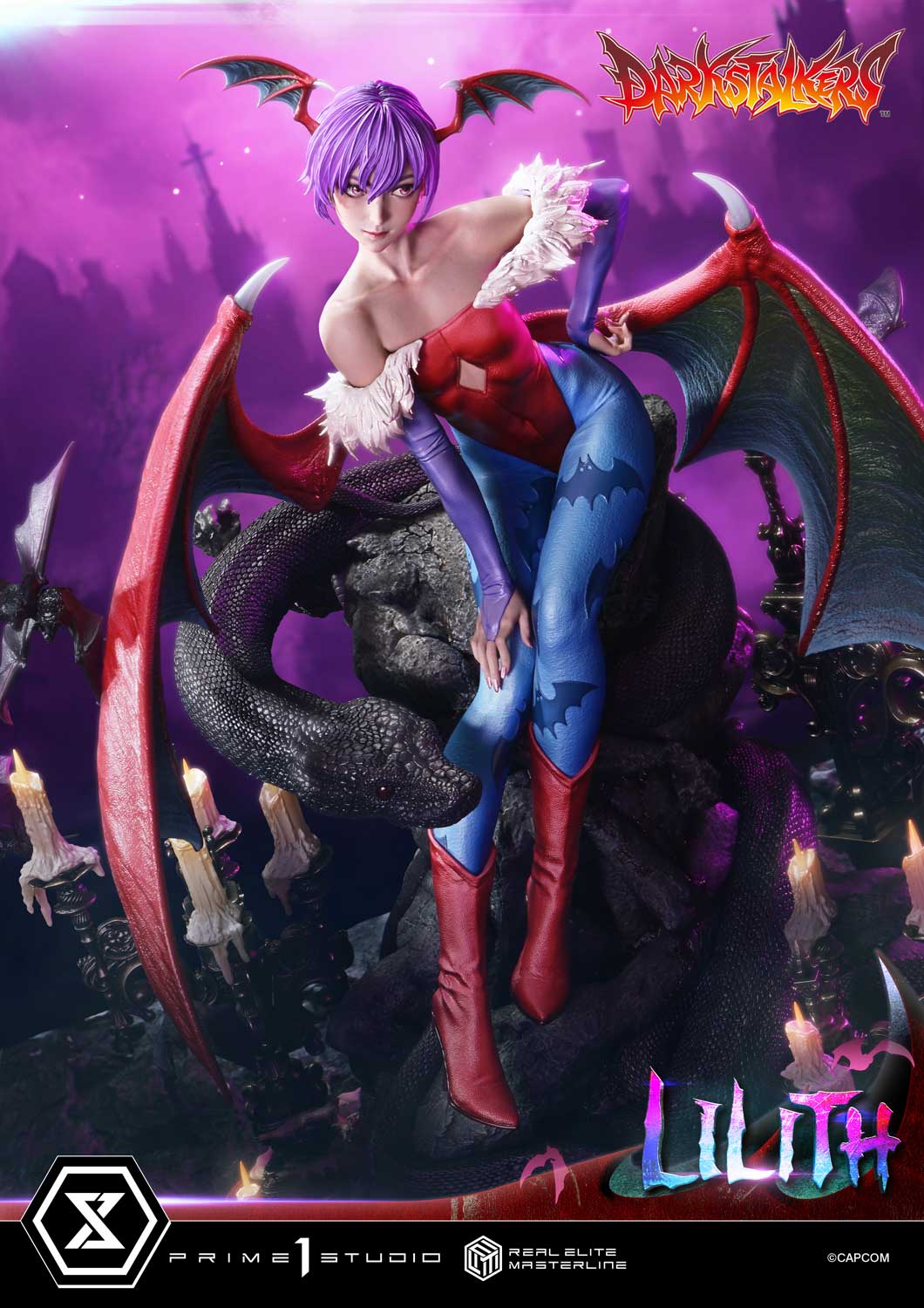 Real Elite Masterline Darkstalkers Lilith Bonus Version - Prime1Studio