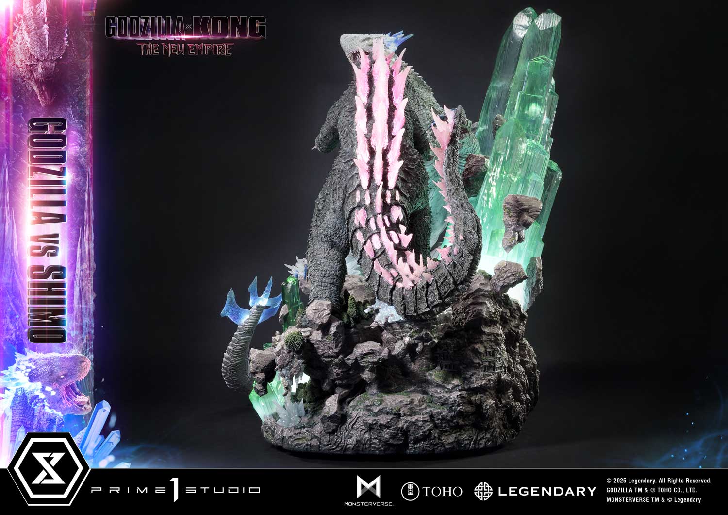 Ultimate Diorama Masterline Godzilla × Kong: The New Empire (Film) Godzilla vs Shimo Bonus Version - Prime1Studio - Image 15