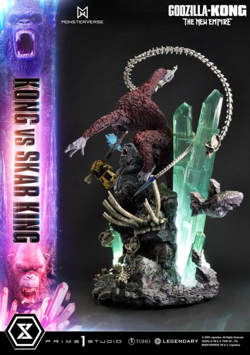 Ultimate Diorama Masterline Godzilla x Kong: The New Empire (Film) Kong vs Skar King Bonus Version - Prime1Studio - Image 20