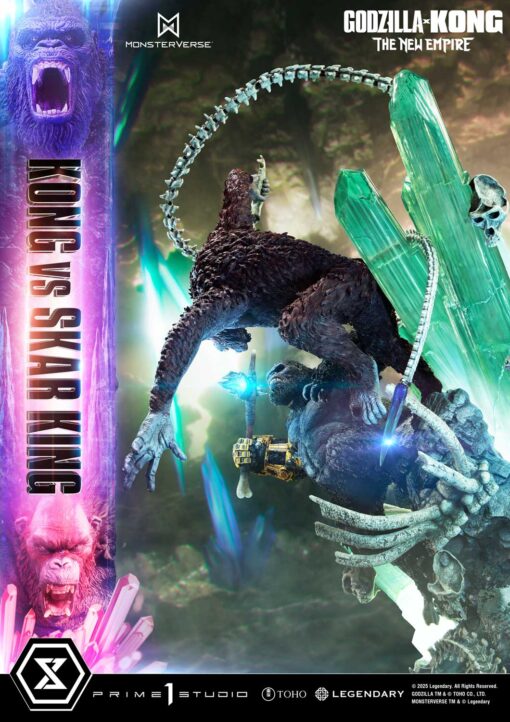 Ultimate Diorama Masterline Godzilla x Kong: The New Empire (Film) Kong vs Skar King Bonus Version - Prime1Studio - Image 18