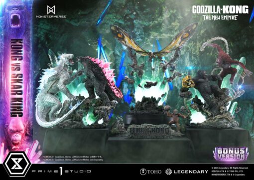 Ultimate Diorama Masterline Godzilla x Kong: The New Empire (Film) Kong vs Skar King Bonus Version - Prime1Studio - Image 9