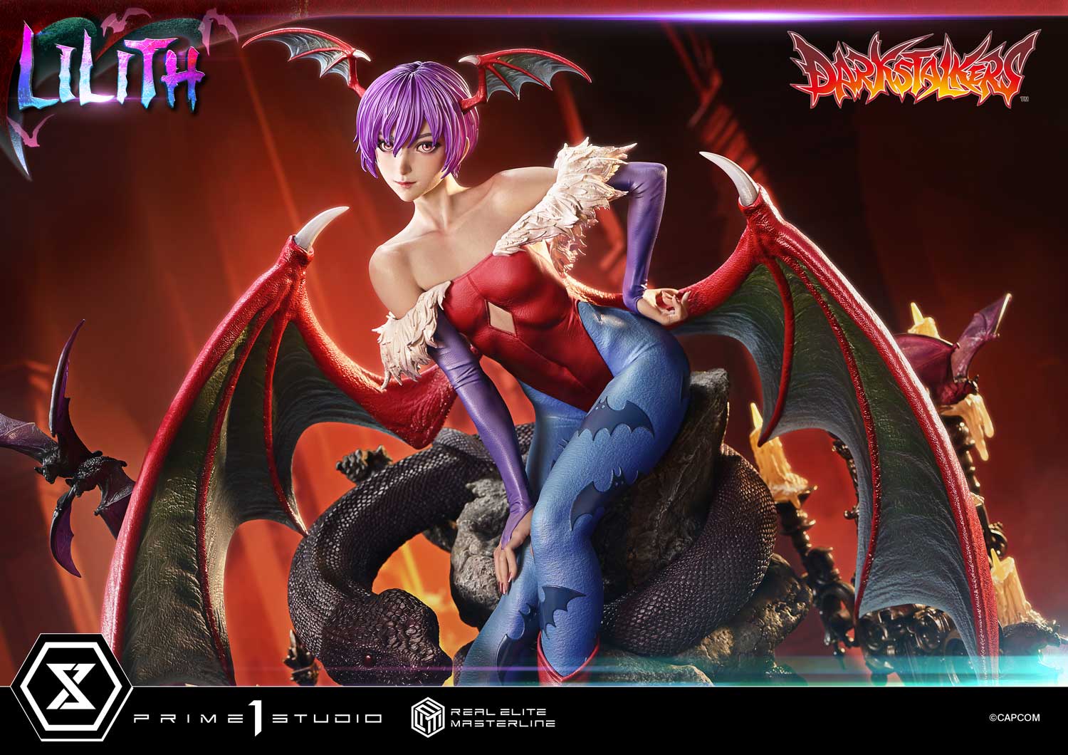 Real Elite Masterline Darkstalkers Lilith Bonus Version - Prime1Studio - Image 4