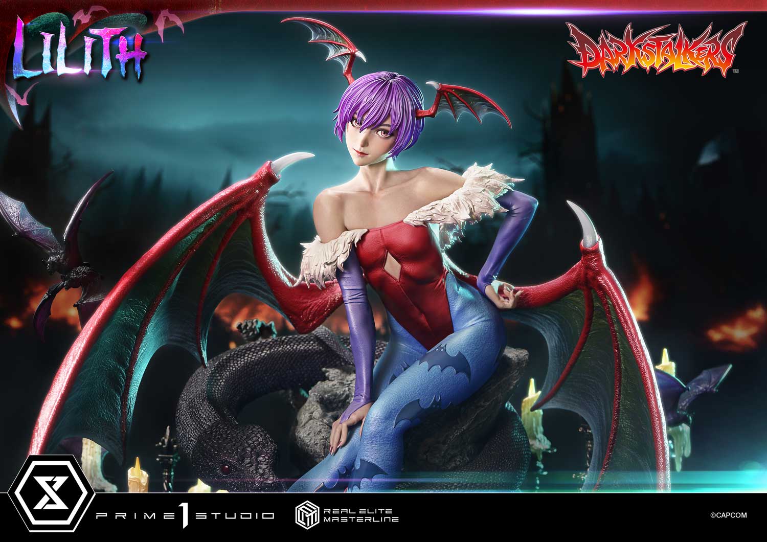 Real Elite Masterline Darkstalkers Lilith Bonus Version - Prime1Studio - Image 5