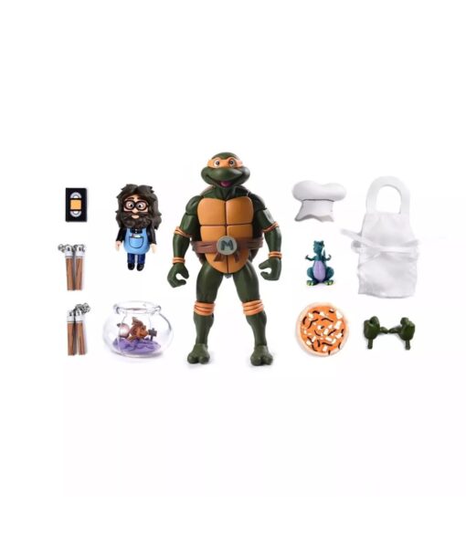 Neca Teenage Mutant Ninja Turtles VHS Animated Classic Series Pizza Club Set - Image 10