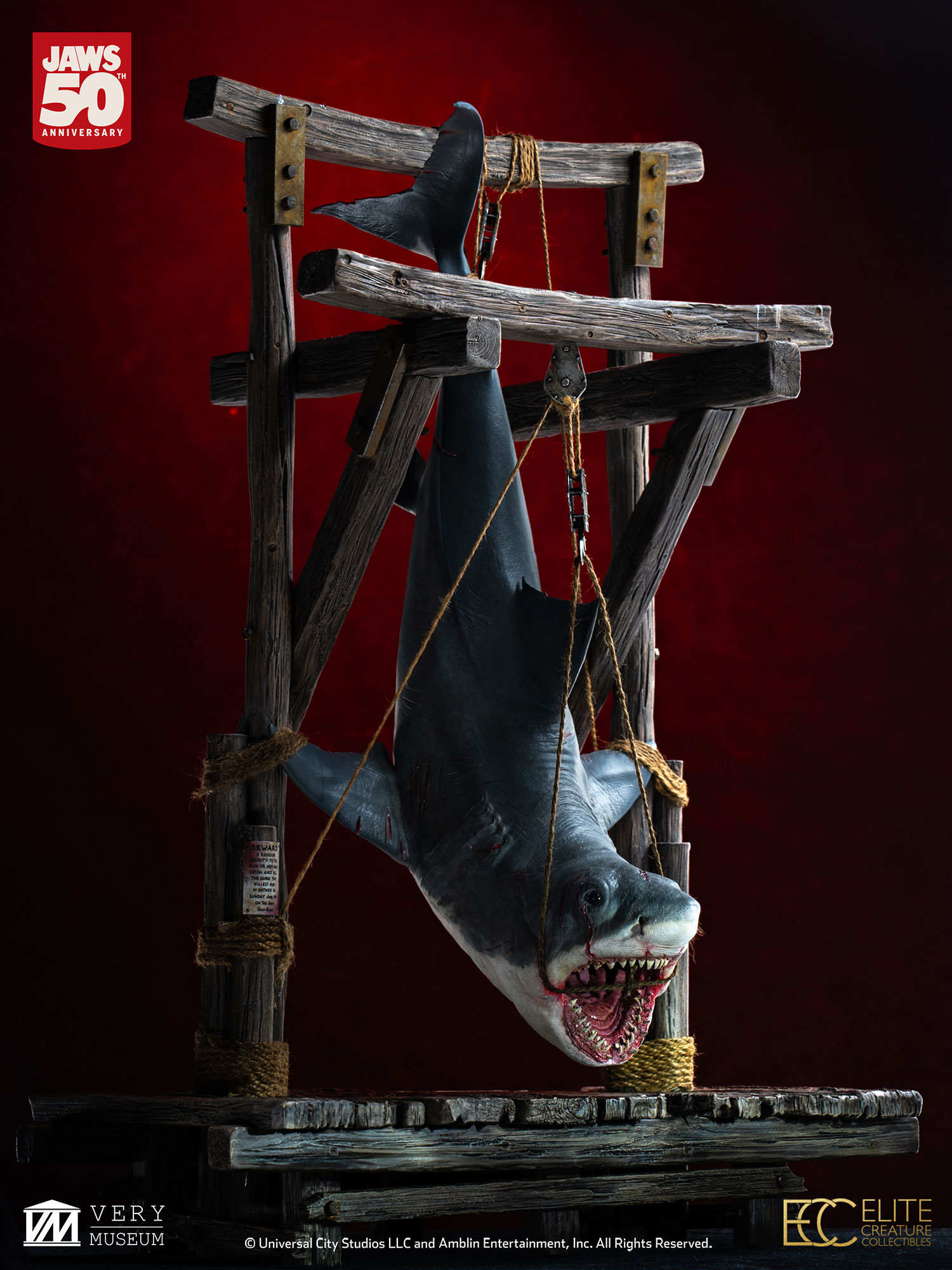 ELITE CREATURE COLLECTIBLES PRESENTS: Jaws 1/12 Scale Maquette