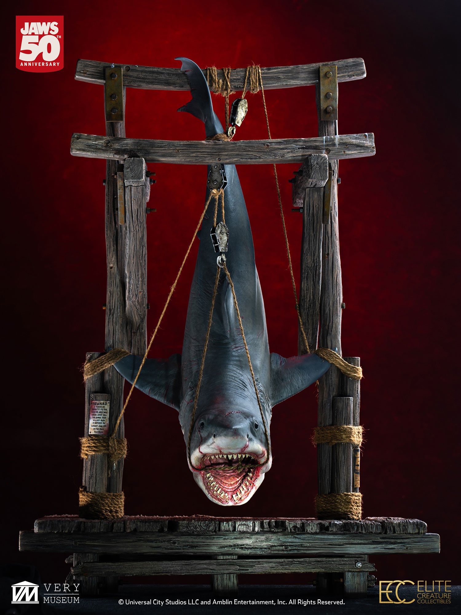ELITE CREATURE COLLECTIBLES PRESENTS: Jaws 1/12 Scale Maquette - Image 15