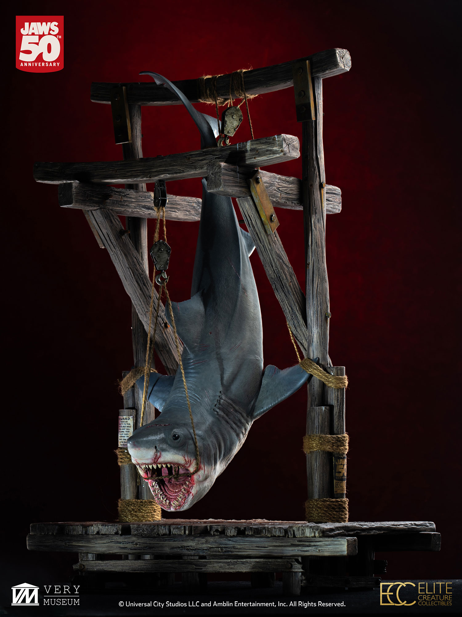 ELITE CREATURE COLLECTIBLES PRESENTS: Jaws 1/12 Scale Maquette - Image 14