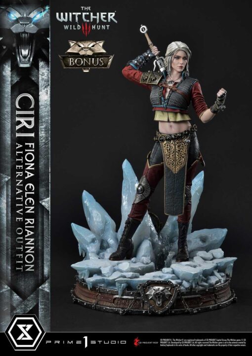 The Witcher 3: Wild Hunt  Ciri Fiona Elen Riannon Alternative Outfit DX Bonus Version - Prime1Studio (PROMOTION)